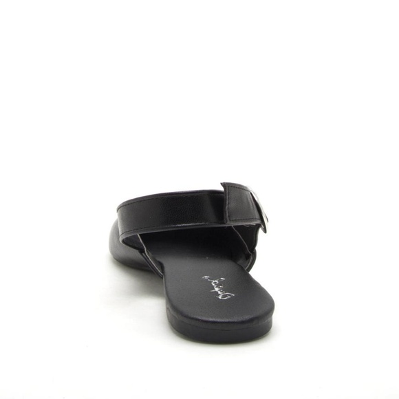 Black Slingback Flats - Picture 3 of 4